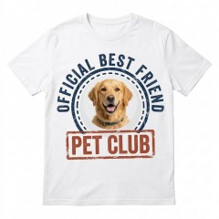 Custom Pet Photo T-Shirt, Personalized Best Friend Pet Club, Dog Photo Gift | Trinmama