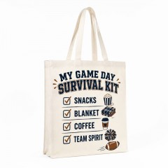 Game Day Survival Kit Tote Bag - Football Mom Game Day Essentials