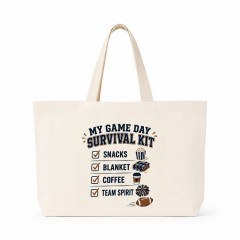 Game Day Survival Kit Tote Bag - Football Mom Game Day Essentials image 2
