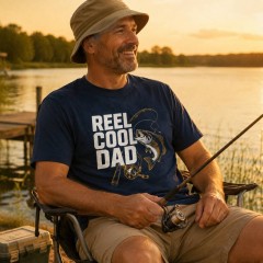 Reel Cool Dad T-Shirt, Funny Bass Fishing, Gift for Dad | Trinmama image 2