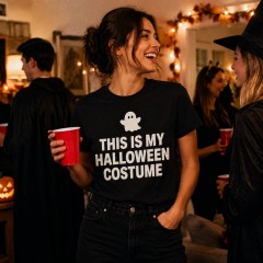 This Is My Halloween Costume T-Shirt, Funny Ghost, Halloween Gift | Trinmama image 2