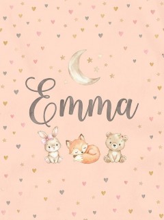 Personalized Baby Name Fleece Blanket — Custom Nursery Throw | Trinmama image 4