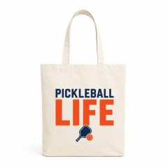 Pickleball Life Canvas Tote Bag, Minimalist Court Shopper, Player Gift | Trinmama