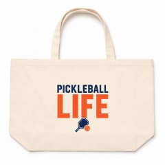 Pickleball Life Canvas Tote Bag, Minimalist Court Shopper, Player Gift | Trinmama image 2
