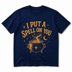 I Put a Spell on You T-Shirt, Vintage Halloween, Spooky Gift | Trinmama image 1