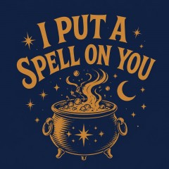 I Put a Spell on You T-Shirt, Vintage Halloween, Spooky Gift | Trinmama image 4