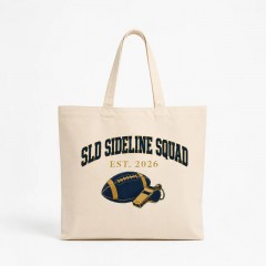Personalized Sideline Squad Tote Bag - Custom Year - Football Game Day image 2