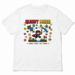 Quest Mode Pixel Arcade Hero Gaming T-Shirt