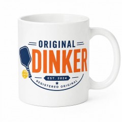 Original Dinker - Ceramic Coffee Mug - Retro Pickleball Badge