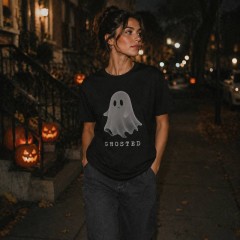 Ghosted T-Shirt, Funny Halloween Ghost, Spooky Gift | Trinmama image 3