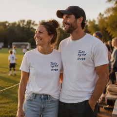 That's My Kid Personalized Number T-Shirt — Point to Your Little Star, Every Game image 2