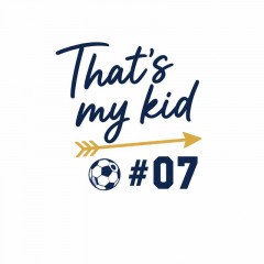 That's My Kid Personalized Number T-Shirt — Point to Your Little Star, Every Game image 4