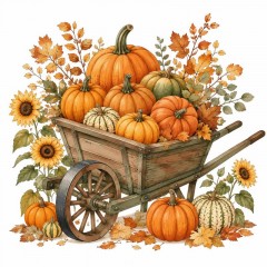 Pumpkin Patch Autumn Tote Bag, Cute Fall Harvest Cotton Canvas Reusable Shopping Bag | Trinmama image 5