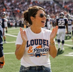 Louder & Prouder - Football Mom T-Shirt - Funny Sports Mom Gift - trinmama image 3