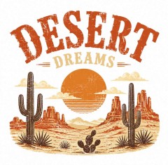 Desert Dreams Vintage Washed T-Shirt, Retro Western Graphic, Western Lover Gift | Trinmama image 4