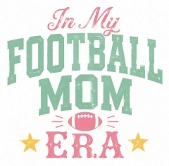 In My Football Mom Era - Vintage Retro Football Mom T-Shirt - Sports Mom Gift image 4