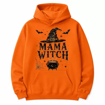 Mama Witch Halloween Sweatshirt, Funny Witch Mom Hoodie, Vintage Spooky Print