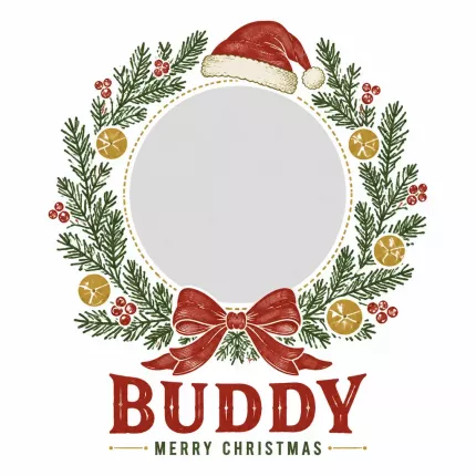 Custom Pet Photo Christmas Ornament, Personalized Dog Cat Name Keepsake, Christmas Wreath Acrylic Tree Decoration | Trinmama image 4
