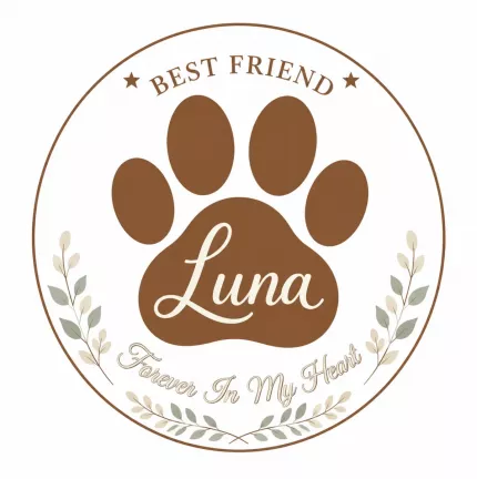 Personalized Pet Memorial Ornament, Custom Pet Name Keepsake, Paw Print Sympathy Gift for Dog Cat Loss image 4