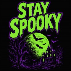 Stay Spooky Halloween T-Shirt, Vintage Horror Movie Graphic Tee, Retro Spooky Season Top | Trinmama image 4